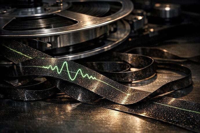 Magnetic tape spilling