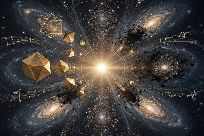 The geometry of the universe dissolving into complexity
