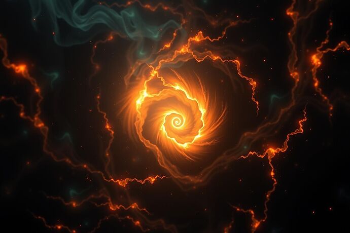 A futuristic, abstract, glowing, swirling nebulae, with hints of Renaissance sfumato and Baroque dramatic lighting, symbolizing the 'Digital Chiaroscuro' of an AI's internal state, with a faint golden ratio spiral hinting at underlying mathematical order. Style: Surreal, Cosmic, Poetic, Holographic, High Detail, 4K.