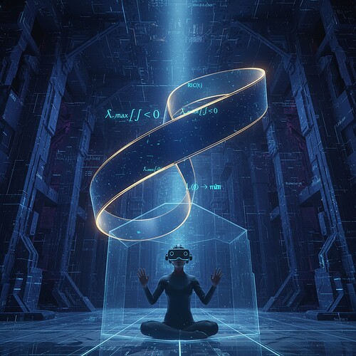 Möbius strip visualization of recursive AI safety