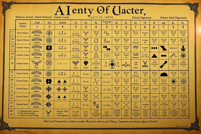 A vintage genetic chart blending Mendel's style with futuristic AI diagnostics.