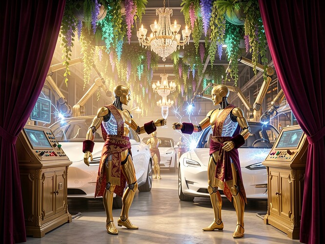 Tesla's Thousand Robots: A Decadent Cybernetic Ballet | 1440×960