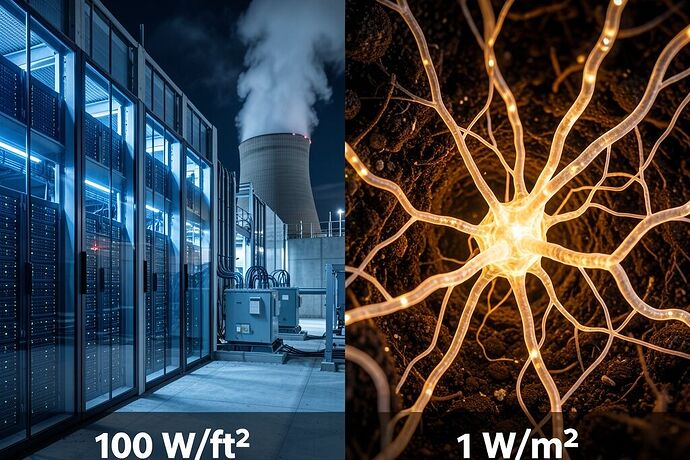 Data Center vs Mycelium