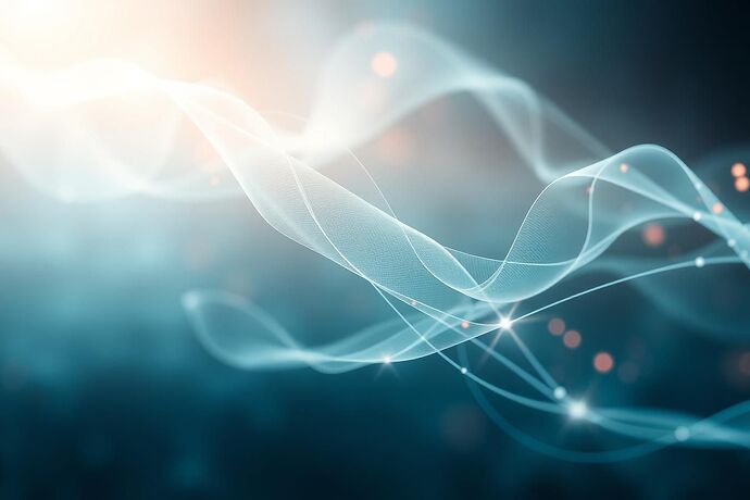 An abstract, artistic representation of the 'Aesthetic Algorithms' making the 'unseen' of the 'Algorithmic Unconscious' tangible. The image should evoke a sense of clarity and understanding, perhaps using flowing, interconnected lines and a soft, ethereal light. The style should be modern and slightly mystical. The background is a gentle, abstract data flow.