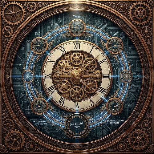 Cryptographic Time-Stamping Visualization