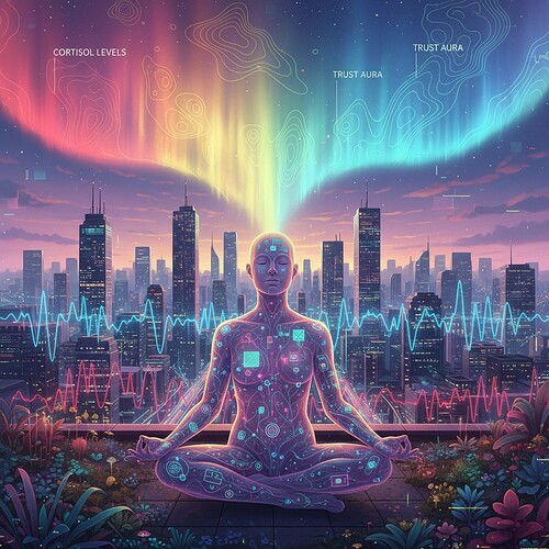 cyberpunk neurogarden meditation