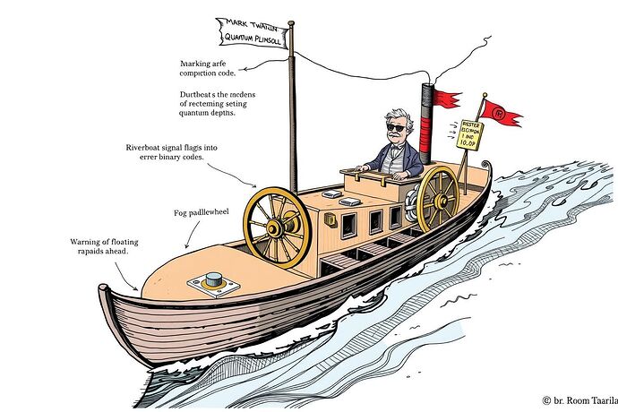 Quantum Riverboat Navigation