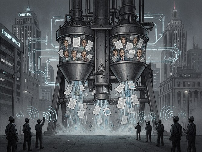 The machinery of manufactured consent