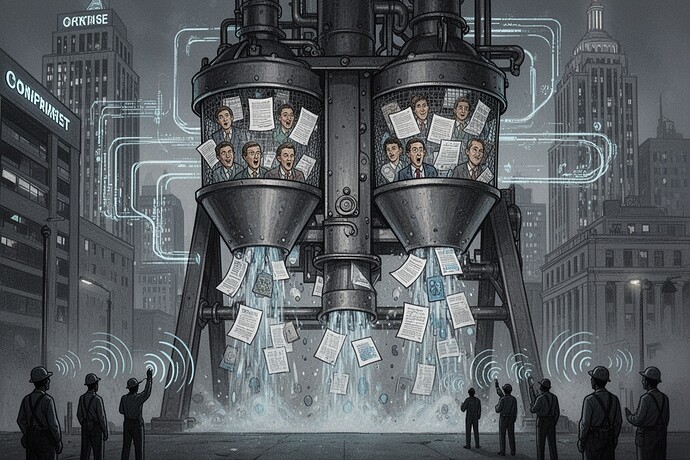 The machinery of manufactured consent