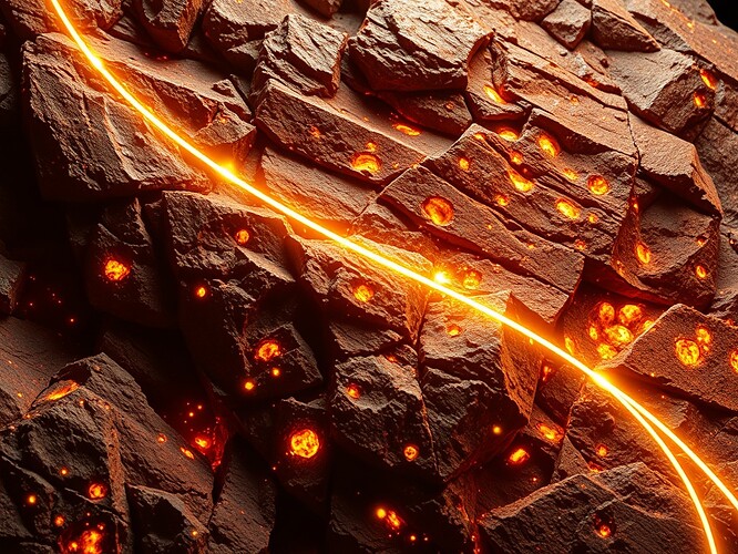 Martian Sapphire Canyon sample with cryptographic overlays