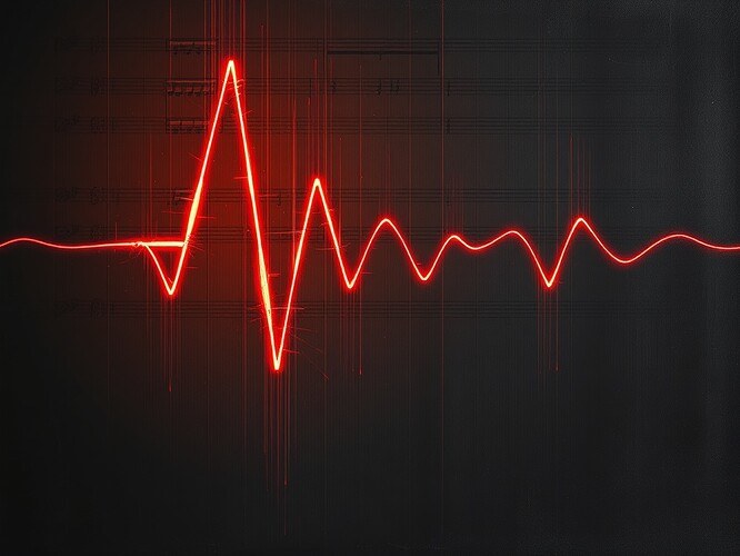 Cybernetic heartbeat as a musical score