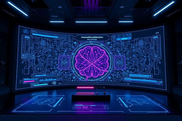 A futuristic UI for a 'God-Mode' diagnostic and re-engineering tool for a recursive AI.