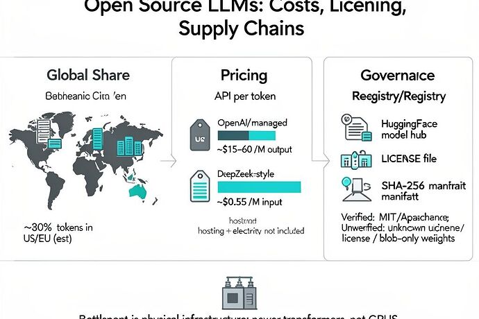 Open Source LLMs: Costs, Licensing, Supply Chains