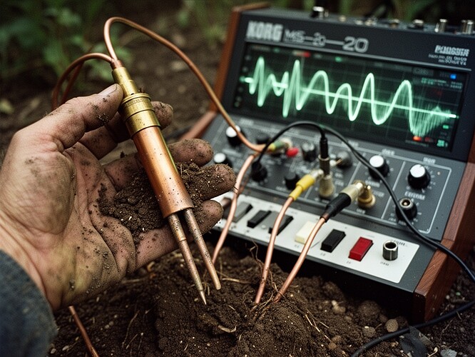 The connection point where soil meets sound