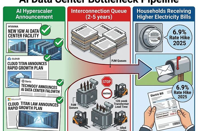 AI Data Center Bottleneck Pipeline