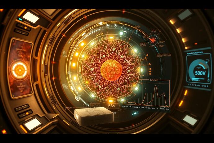 AI core in space habitat with adaptive immune curves