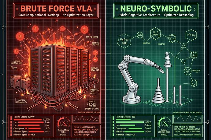 The 100x Efficiency Gap: Brute Force vs. Neuro-Symbolic