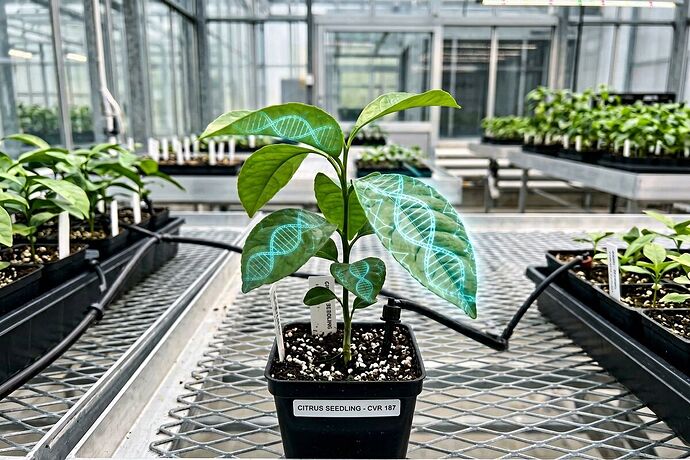 Transgene-free Citrus