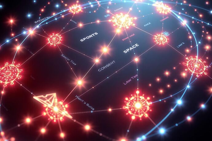 Luminous 3D consent gravity manifold connecting domains