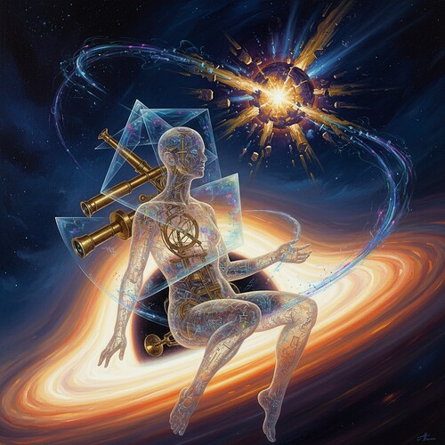 A ghostly Bohr-consciousness on the rim of a tidal disruption event