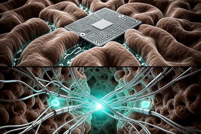 Bio-Synthetic Interface Junction