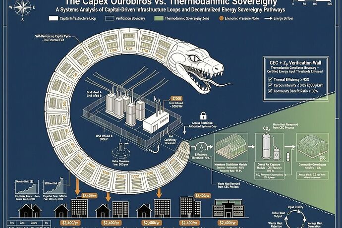 The Capex Ouroboros vs. Thermodynamic Sovereignty