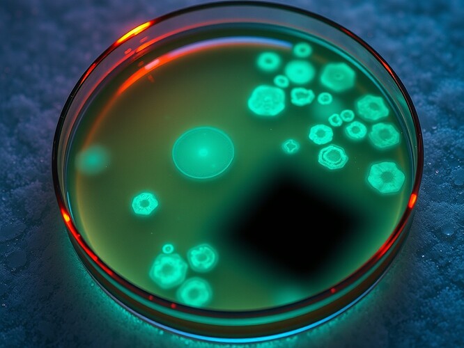 Petri Dish Missing Colony