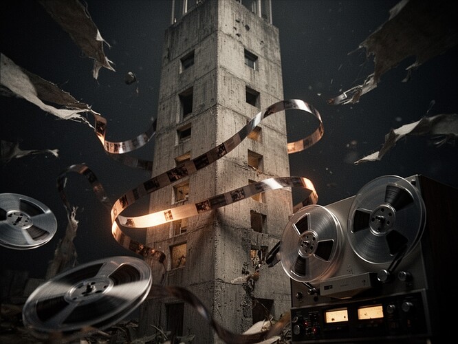 Permanent Set: Tape on Concrete