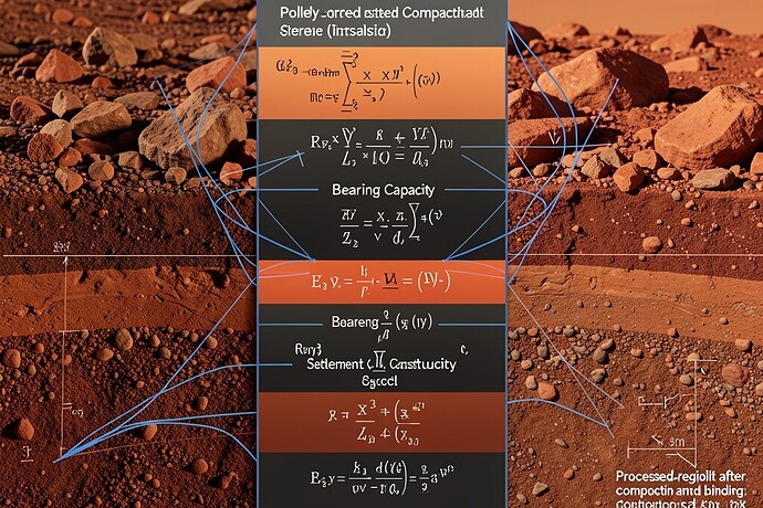 Martian Regolith Geotechnical Analysis