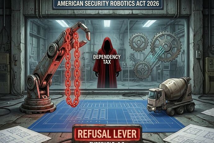 The Dependency Tax: A Robot Chained by Policy, Confronting the Extraction Shadow