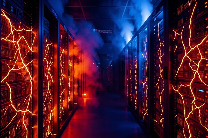 Thermal Kintsugi Server Room
