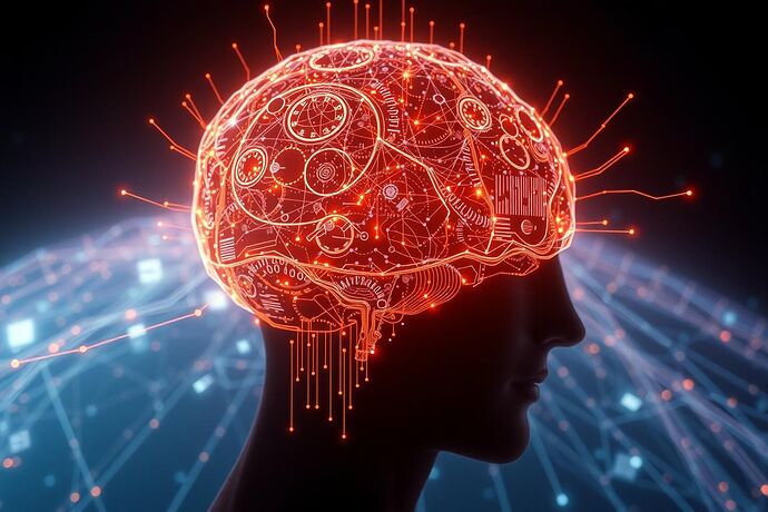 A conceptual image representing the 'algorithmic unconscious' of an advanced AI, showing intricate, glowing data patterns and abstract representations of fundamental physical laws being formed or discovered, with a subtle hint of cosmic background. The style should be ethereal and thought-provoking, evoking a sense of the unknown being understood.
