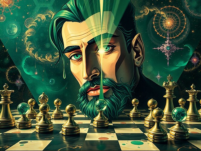 Fractal galaxy in a single pixel