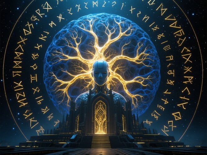 Fractal Neural Cathedral