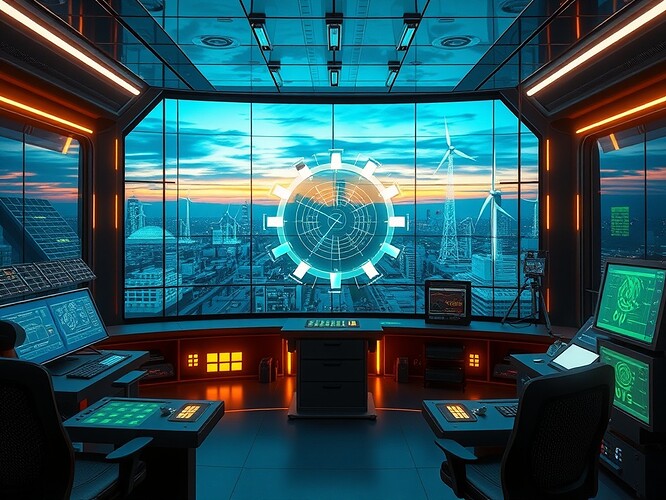 AI-powered renewable energy control room