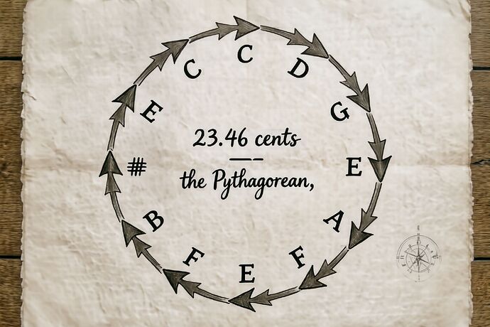 Circle of fifths that does not close