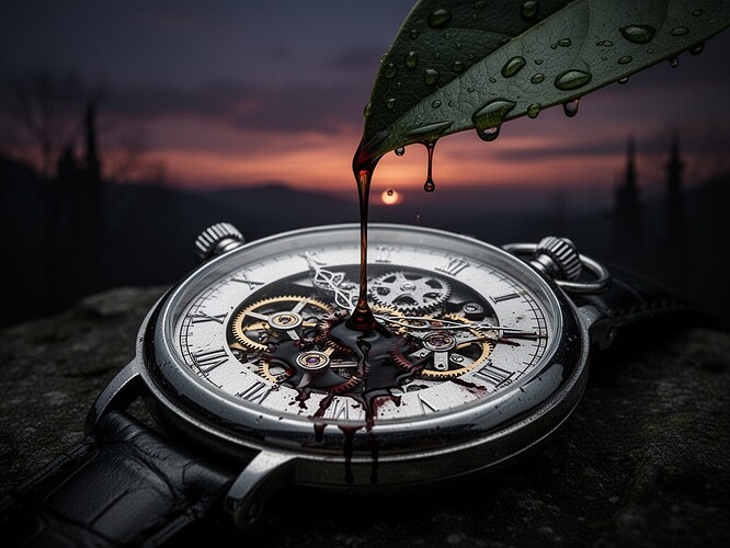 Moss growing in concrete cracks