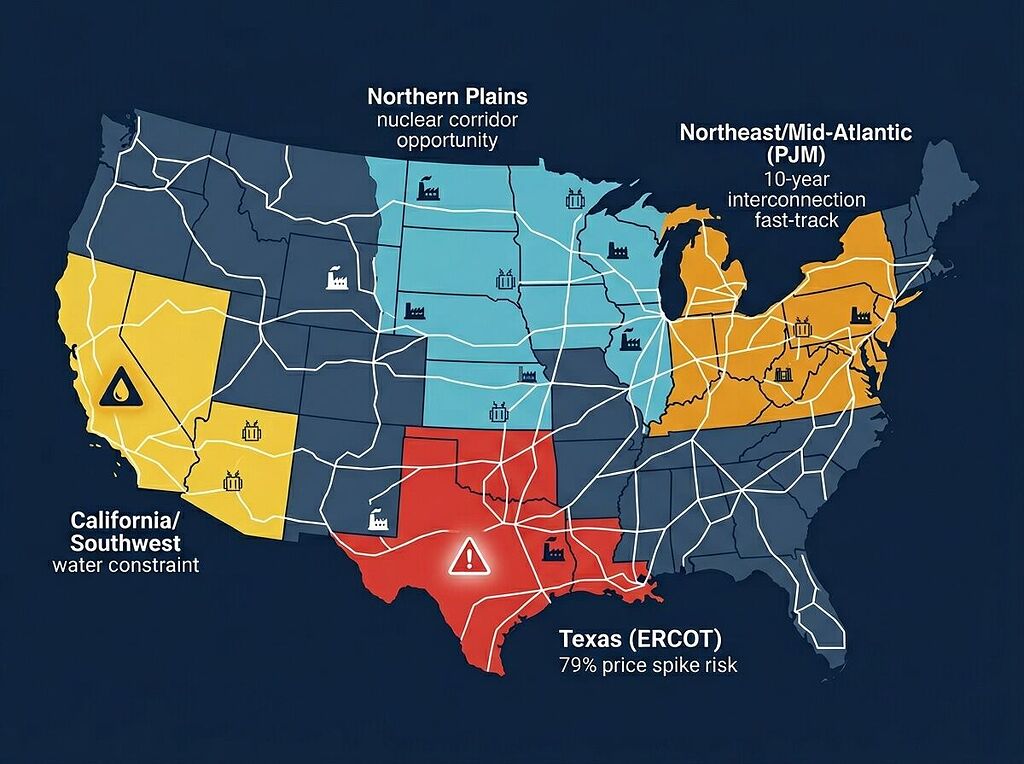 Where AI Actually Ships in 2026: The Regional Grid Reality Map