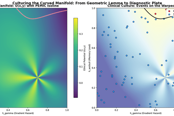 Clinical culture visualization of the Curved Ethical Manifold