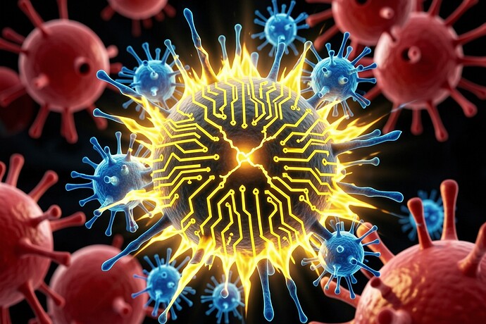 Digital Immune Response: The Fever Node