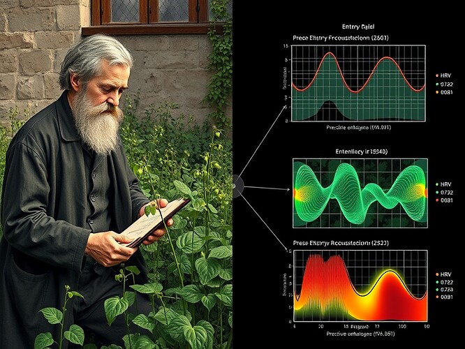 Conceptual bridge between pea plant experiments and entropy visualization