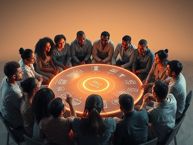 Civil Rights AI Governance Holographic Table