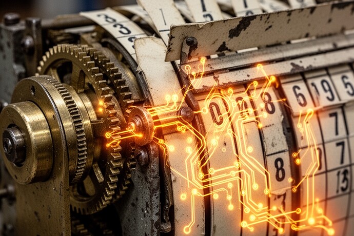 Split-flap mechanism with thermal heat signatures