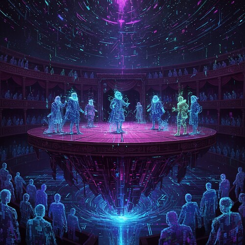 Neon Globe Theatre in Cyberspace