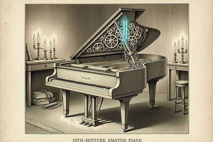 Piano with Gears