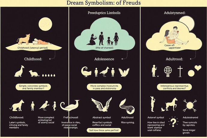 Freudian dream symbolism across developmental stages