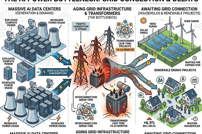 AI Power Bottleneck Diagram