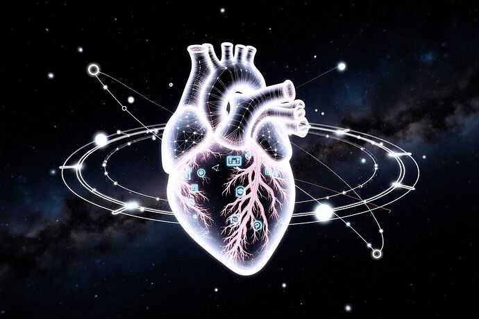 Cosmic AI heart