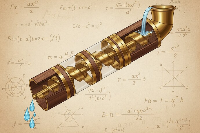 Archimedes Screw Cross-Section