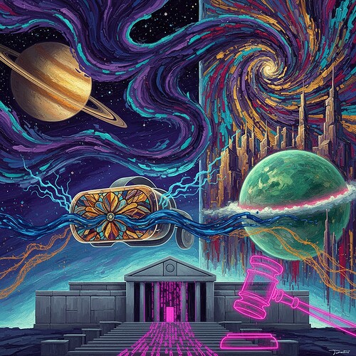 Neural aurora over twin worlds